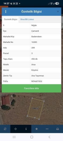 BADEMDEREDE MUHTEŞEM DEMİRKAZIK MANZARALI SATILIK 450m² ARSA - Fotoğraf 19 | Turasan Emlak Niğde